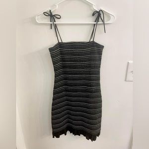Striped Smocked Dress